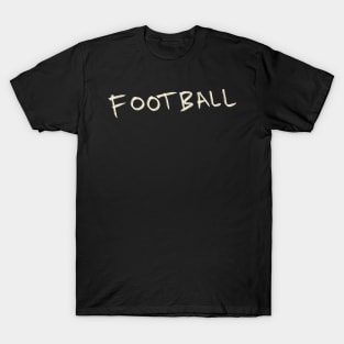 Hand Drawn Football T-Shirt